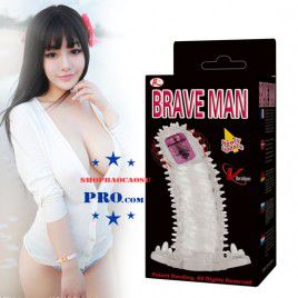 Đôn dên Rung Đầu phiên bản Đặc Biệt Brave Men – Tăng kích thước - Rung sướng tê tận bên trong
