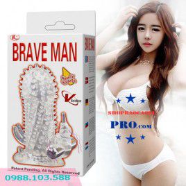 Bao cao su donzen Silicon Xương Rồng Siêu Gai toàn thân – Rung 10 chế độ - Kèm nhánh phụ rung massage đa điểm