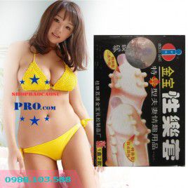3 Hộp Lớn Bao cao su Gold Bi Hồng Kông - Siêu bi lớn kết hợp gel bôi trơn - Giúp nàng phê tới đỉnh