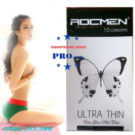 Bao cao su ROCMEN Ultra Thin – Cảm Giác Da Tiếp Xúc Da Với Độ Mỏng 0.03 – Siêu Dẻo Dai Bền Bỉ