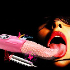 Đồ chơi tình dục - Lưỡi liếm rung đa năng Oral Tongue - cảm giác sướng như chàng trai liếm láp bằng miệng