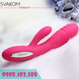 Dương vật giả cao cấp đa năng tỏa nhiệt Svakom Adonis tận hưởng sóng rung đa tần kết hợp tỏa nhiệt ấm áp đê mê khó tả