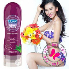 Gel bôi trơn tạo ẩm Durex Play Massage 2 in 1 - nhân đôi hiệu quả vừa dưỡng da vừa bôi trơn vùng kín