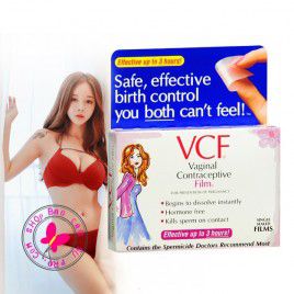 Sung Sướng Không Giới Hạn Với 1 hộp Màng phim tránh thai VCF - Tránh thai cực an toàn và tan luôn trong âm đạo