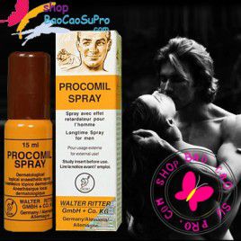 Thuốc xịt trị xuất tinh sớm, kéo dài thời gian quan hệ Procomil Spray - Lấy lại phong độ và bản lĩnh phái mạnh.