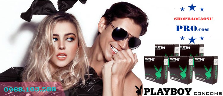 bao cao su kéo dài thời gian quan hệ playboy 3 in 1