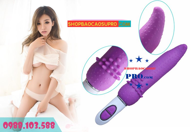 đồ chơi tình dục dương vật giả lưỡi mềm big tongue