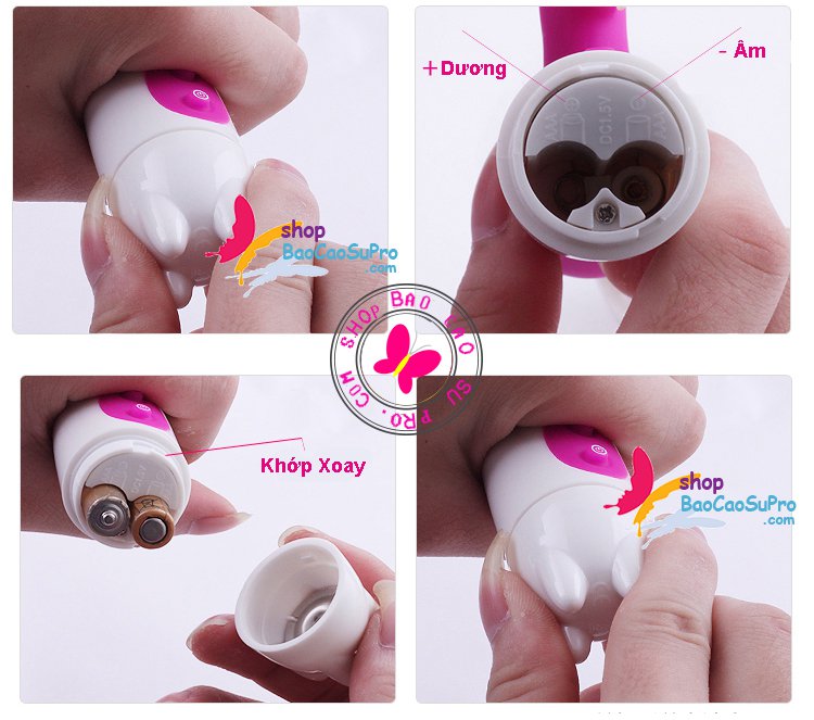 đồ chơi tình dục sweet baby tháo lắp pin