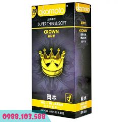 Bao cao su Okamoto Super Thin & Soft Crown