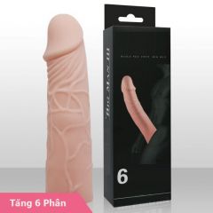 bao cao su đôn dên màu da gân nổi tăng kích thước lên đến 5 phân