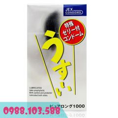 Bao Cao su JEX Usui Pure Long 1000