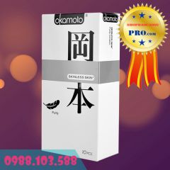 Bao cao su Okamoto Purity siêu mỏng, nhiều gel