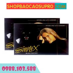 Bao cao su Simplex Báo đen