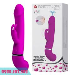 Dương vật giả xuất tinh Pretty Love Henry 12 chế độ rung