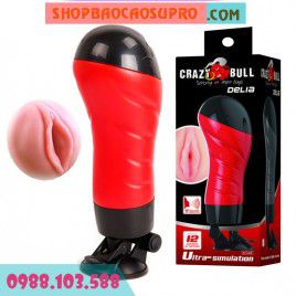 Âm Đạo Giả Đa Năng Crazy Bull Delia Rung Đa Tốc Độ Kết Hợp Tiếng Kêu Rên