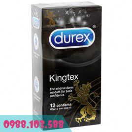 Ôm vừa khít, không lo tuột bao với Bao cao su Durex Kingtex size nhỏ