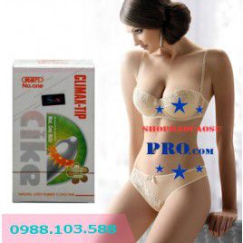 2 Hộp Bao cao su No.One Climax Tip - Gai Vòng, Bi Vòng