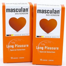 Bao Cao Su MASCULAN Long Pleasure 5 in 1 Siêu Chất của Đức – Gân Gai Kéo Dài Thời Gian Quan Hệ
