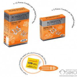 Bao Cao Su Romantic Rocket Type - Ôm cực khít - Nam Tính với Gân Gai Nổi Xung Quanh