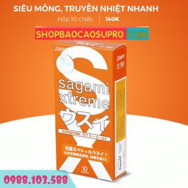 Co Giãn Theo Kích Thước - Cực Mỏng Với Bao Cao su Sagami Love Me Orange