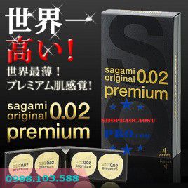 Đẳng Cấp Với Bao Cao Su Siêu Siêu Mỏng Sagami Original 0.02 Premium Không Dị Ứng