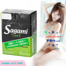 Ôm Cực Khít - Siêu Mỏng Kết Hợp Gân Gai Với Bao Cao su Sagami Type