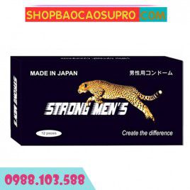 Bao cao su Strong Men’s gân gai - Nhập Khẩu Nhật Bản