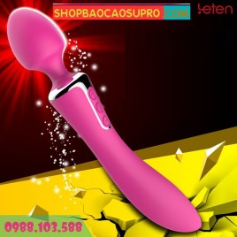 Chày Rung Massage 2 Đầu G-Leten Kích Thích Đa Điểm Nhũ Hoa Đến Âm Đạo