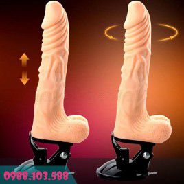 Dương vật gắn tường rung xoay siêu mạnh Xuanai Remote Control