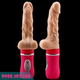 Dương Vật Giả Cao Cấp Funzone - Siêu Mềm Rung Thụt Tự Động, Tăng Nhiệt Tới 45 Độ