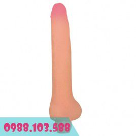 Dương Vật Giả Soft 2 in 1 Siêu Mềm Có Rung - Uốn Cong Tùy Thích