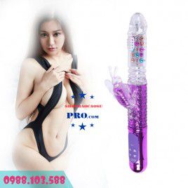Sextoy Dương vật giả Siêu Tính Năng Lightning Vibrator Rung Xoay Ngoáy Thụt 360 độ
