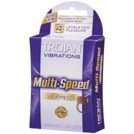 Đồ Chơi Tình Dục Vòng Rung Trojan Multi Speed Vibrating Ring